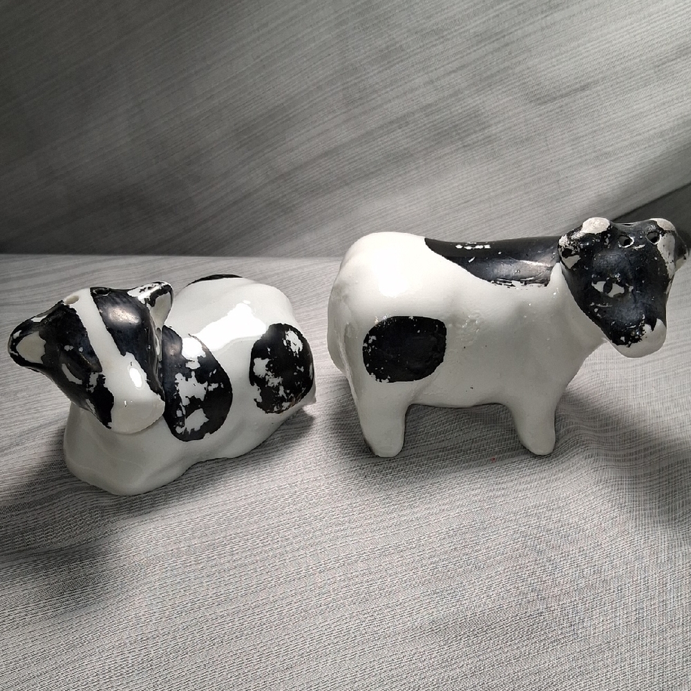 6pc Vintage Cow Decor Bundle ~ Black And White 🐮 - Picture 13 of 15